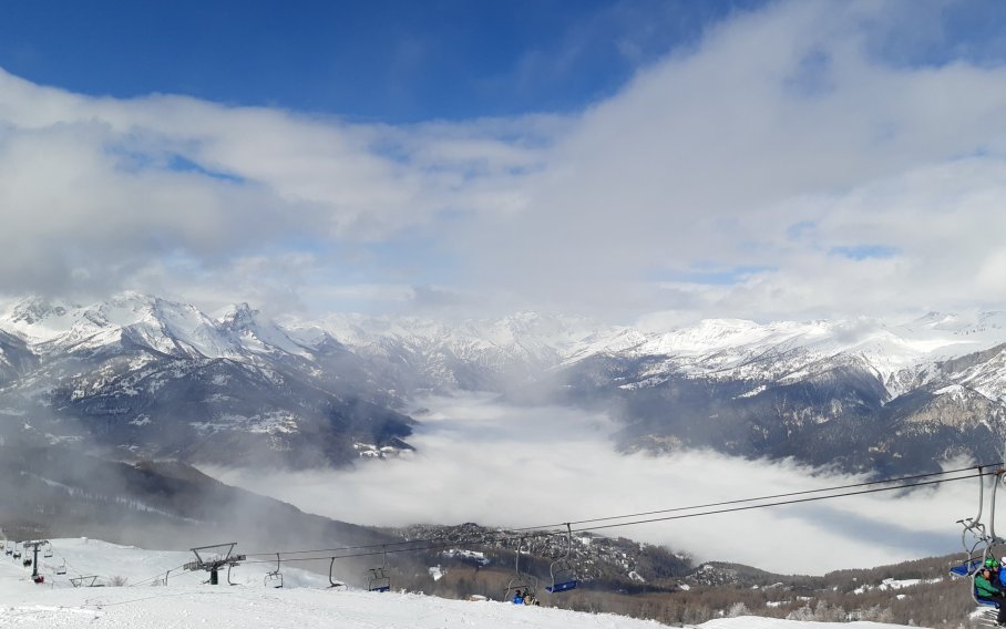 vista dal Genevris Sauze d'Oulx